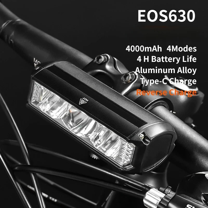 Bicycle Light 8000mAh EOS610 640 Bike Light Waterproof Flashlight USB Charging MTB Road Cycling Lamp Bicycle Light Accessories