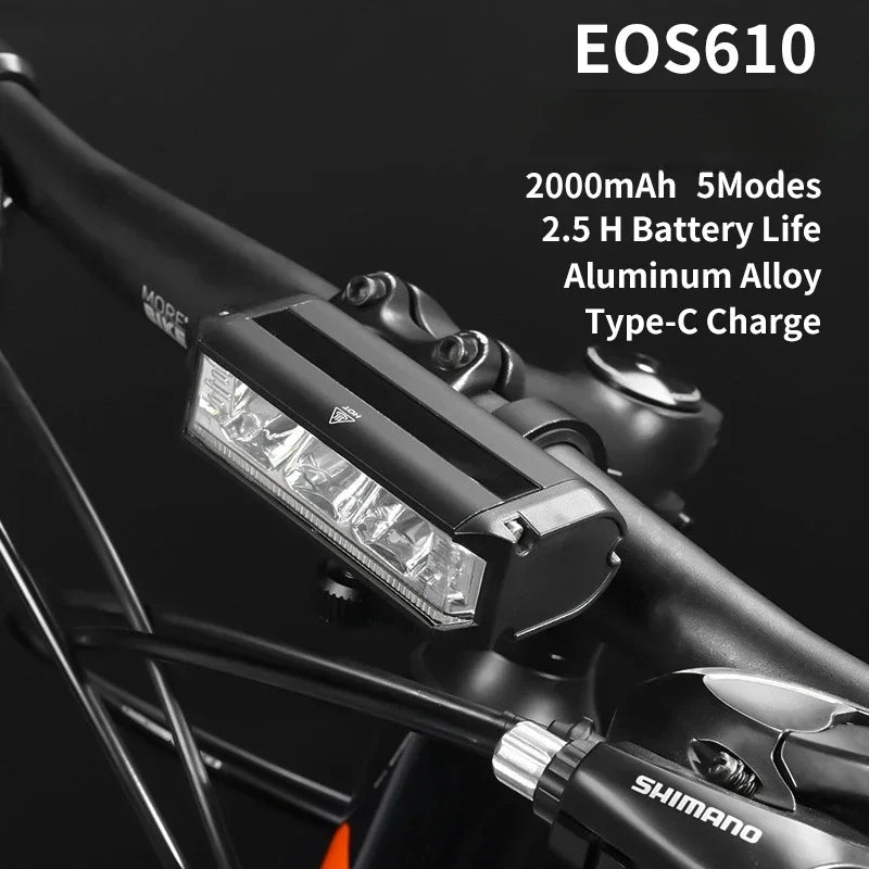 Bicycle Light 8000mAh EOS610 640 Bike Light Waterproof Flashlight USB Charging MTB Road Cycling Lamp Bicycle Light Accessories